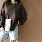 Dip-back Loose-fit Sweatshirt