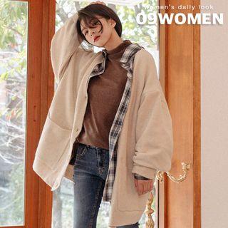 Plus Size Dolman-sleeve Cardigan