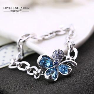 Crystal Clover Bracelet