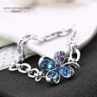Crystal Clover Bracelet