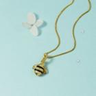 Alloy Bee Pendant Necklace Necklace - Bee - One Size