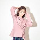 Pintuck-front Pullover