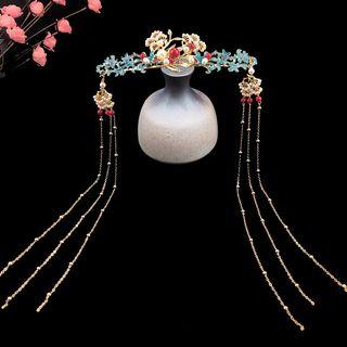 Retro Fringed Hair Stick G26 - 1 Pc - As Shown In Figure - One Size