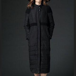 Panel Padded Midi Coat