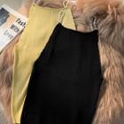 Beaded Strap Knit Dress