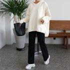 Tall Size Brushed-fleece Lined Oversized Hoodie