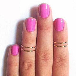 Alloy Polished Layered Ring