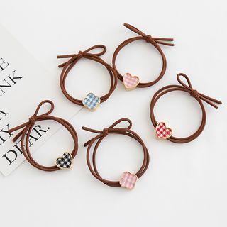 Patterened Charm Hair Tie
