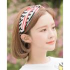 Knotted Striped Fabric Hair Band