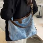Denim Shoulder Bag Blue - One Size