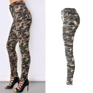 Camouflage Skinny Jeans