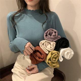 Scoop-neck Knit Sweater