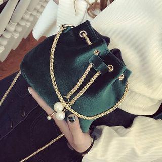 Velvet Mini Bucket Bag ( 2 Size)