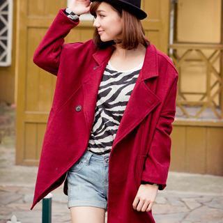 Double-breasted Loose-fit Coat