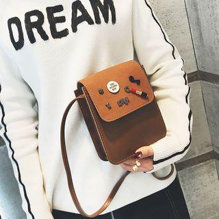 Patch Applique Crossbody Bag