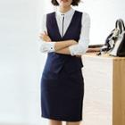 Set: Double Breasted Vest + Skirt