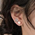 Freshwater Pearl Sterling Silver Cuff Earring