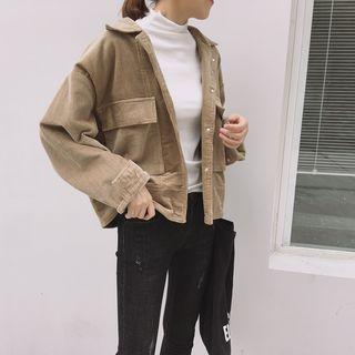 Corduroy Button Jacket / Camisole