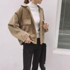 Corduroy Button Jacket / Camisole
