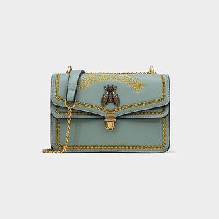 Bee Embellishment Crossbody Bag