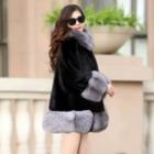 Furry Coat Black - One Size