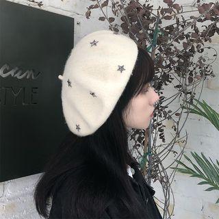 Star Studded Beret Hat