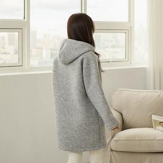 Neoprene Long Zip-up Hoodie