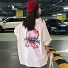 Bridge Print 3/4-sleeve T-shirt