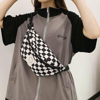 Checkerboard Waist Bag Checkerboard - Black & White - One Size