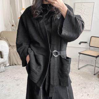 Buckled Light Jacket Black - One Size