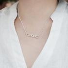 Sterling Silver Chain-accent Necklace As Shown In Figure - One Size