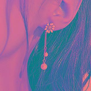 Daisy Drop 925 Sterling Silver Earring