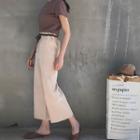 Short-sleeve T-shirt / Wide Leg Pants