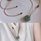 Gemstone Pendant String Necklace