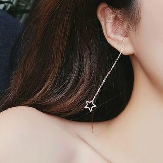 Star Dangle Earring Rose Gold - One Size