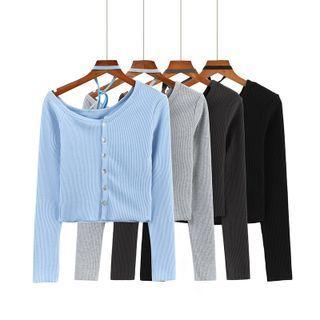 Long Sleeve Drawstring Top