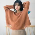 Long-sleeved Distressed Loose-fit Knitted Knit Sweater
