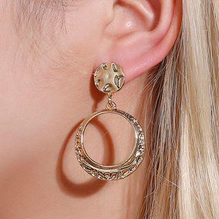 Metal Ring Dangle Earring