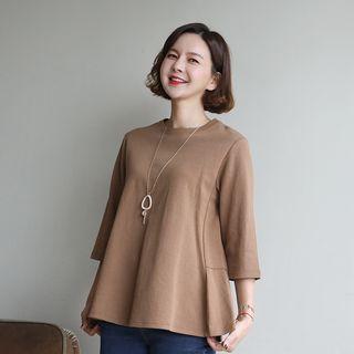 3/4-sleeve Swing Top