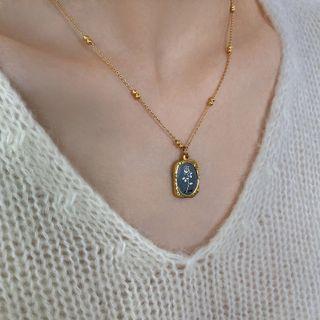 Flower Necklace Gold & Silver - One Size