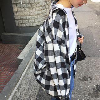Gingham Oversized Shirt