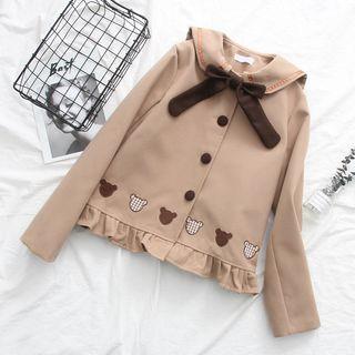 Bow Sailor Collar Top