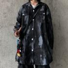 Dye Print Shirt Black - One Size