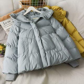 Loose-fit Hooded Padded Coat In 5 Colors
