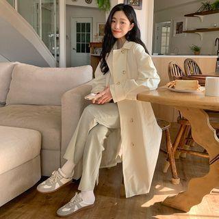 Loose-fit Cotton Mac Coat