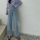 High-waist Washed Wide Leg Jeans