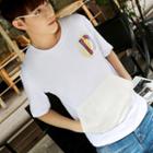 Pvc Panel Short-sleeve T-shirt