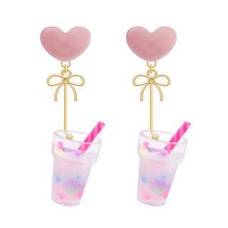 Milkshake Drop Earring / Clip-on Earring