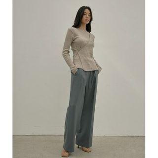 Two-way Slim-fit Wrap Cardigan