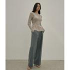 Two-way Slim-fit Wrap Cardigan